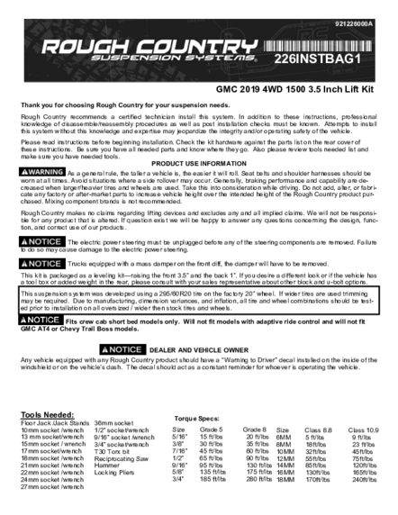 Installation Manual